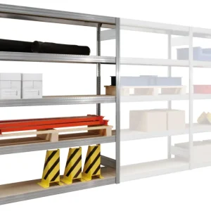 Bestpreis Regalwerk BERT Großfachregal 250 5 Grundfeld 2000 x 1695 x 400 mm