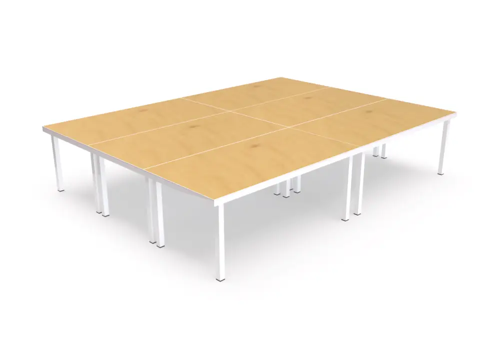 Billig Bütec Eventbühne Indoor 4 x 3 m hawego i80