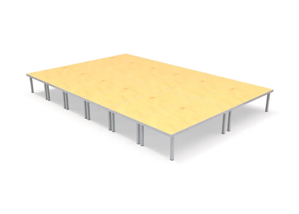 Bütec Eventbühne Indoor 6 x 4 m hawego i60 Heißes Angebot