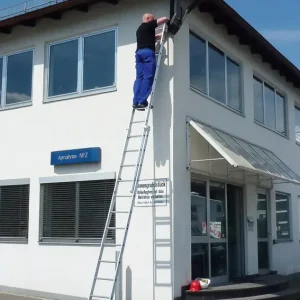 Sonderaktion euroline Schiebeleiter WORK Alu 2-teilig 2x13 Sprossen