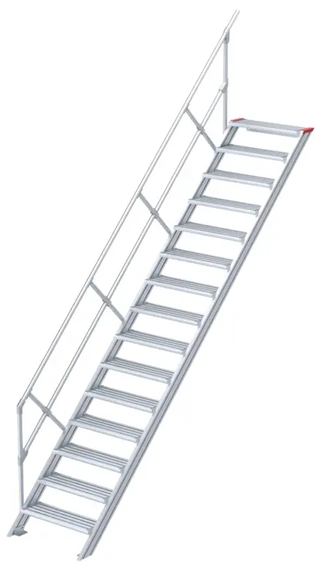 Preiswert euroline Alu-Treppe 45° 15 Stufen - 800 mm