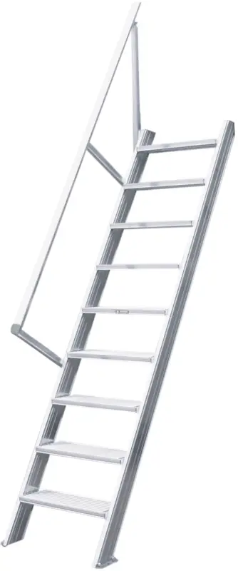 Hymer Treppe 60° 10.1 Stufen - 600 mm Heißes Angebot