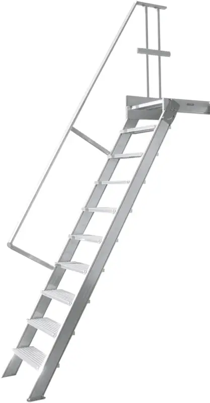 Zertifiziert Hymer Podesttreppe 60° 5.1 Stufen - 1000 mm