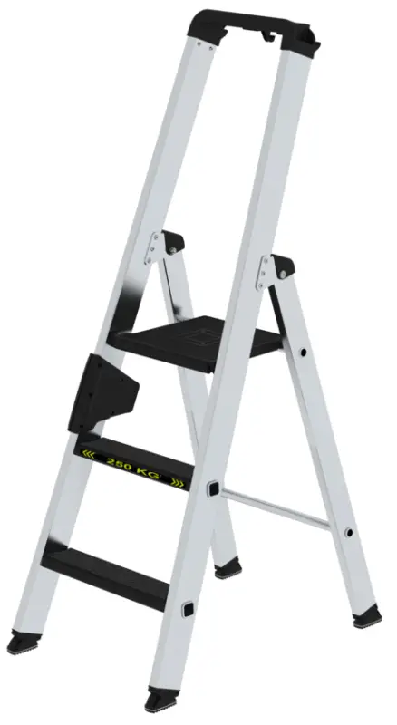 Echt Günzburger Stehleiter 250 kg clip-step R13 Alu 3 Stufen