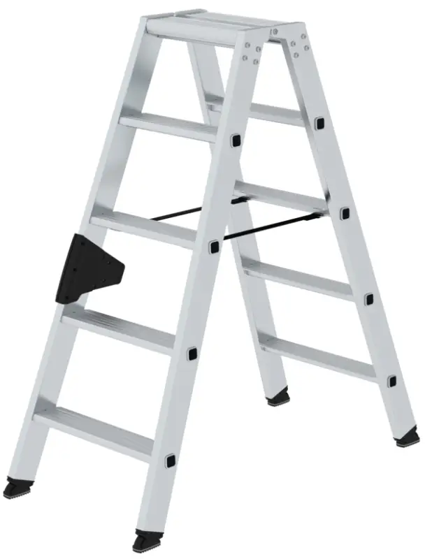 Günzburger Stehleiter Alu 2x5 Stufen Preiswert