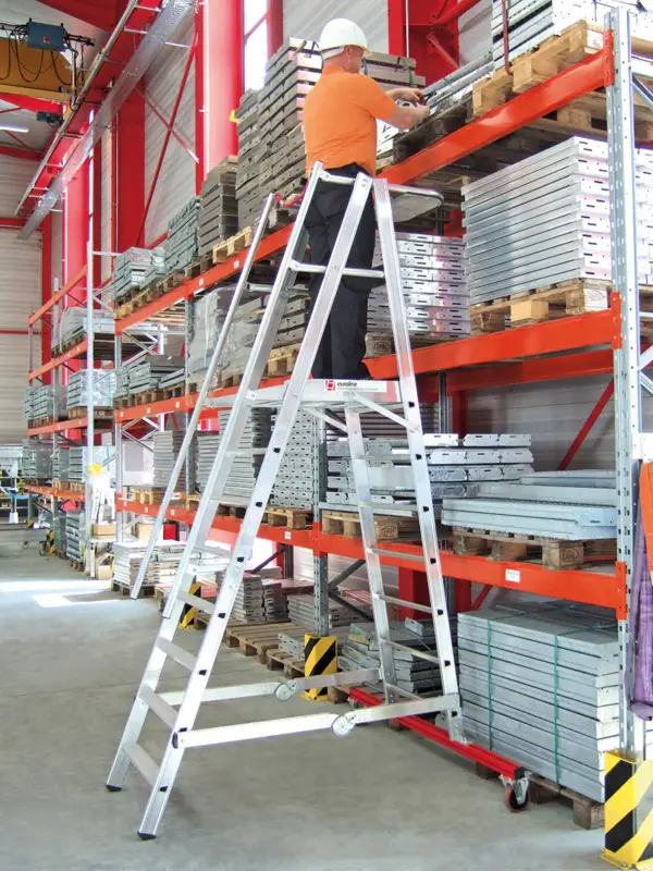 euroline Podestleiter PREMIUM Alu 12 Stufen Sonderaktion