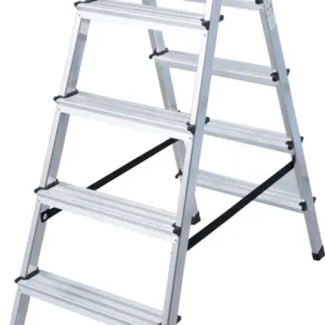 Krause Alu-Stufendoppelleiter Dopplo® 2x5 Stufen Günstig