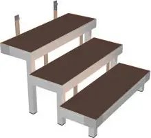 Bestseller Bütec Bühnentreppe Alu 3-stufig Outdoor
