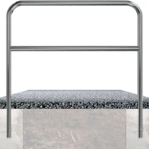 Top-Preis Schake Rohrbügel Edelstahl mit Querholm OE Ø 48 mm - 1200 x 1200 mm