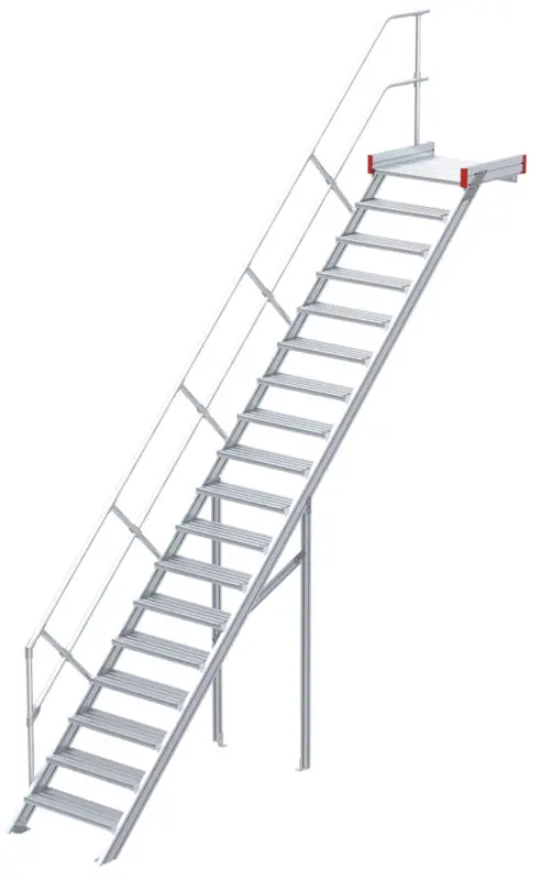Bestpreis euroline Podesttreppe 45° 16 Stufen - 800 mm