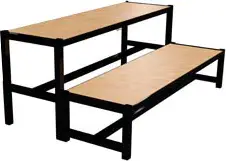Top-Seller Bütec Bühnentreppe Stahl 2-stufig Indoor