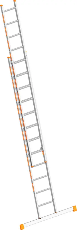 Layher Schiebeleiter Alu 2x12 Sprossen Aktuell