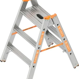 Aktuell Layher Schwerlasttritt Alu 2x3 Stufen