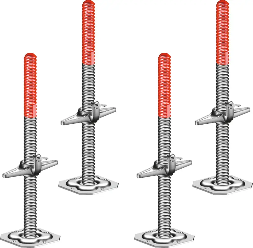 Layher Fahrgerüst Stahl-Normalspindel 60 - 4er Set Preiswert