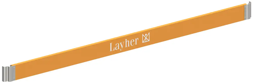 Layher Fahrgerüst Holz-Bordbrett mit Klaue 2,85 m Super-Preis