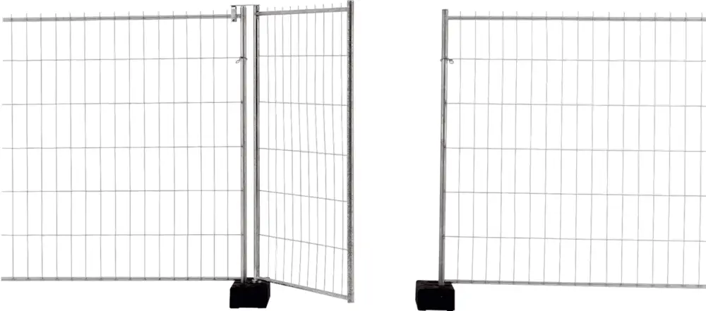 Schneller Versand Schake Mobilzaun Standard Torelement 1,20 x 2,00 m