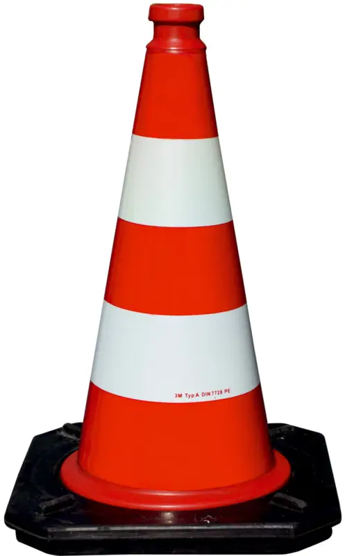 Schake BASt Leitkegel zweiteilig Typ RA1 A - rot weiß 750 mm Bestpreis