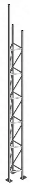 Neu Im Sortiment Schake Gitterrohrmast 5,35 m für Beton-Aufstellvorrichtung