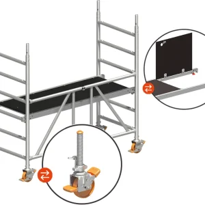 Top-Preis Layher Rollgerüst Zifa hawego PLUS 1406200 - AH 3,00 m