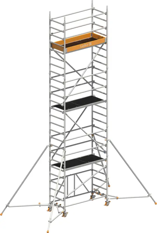 Rollgerüst Layher Zifa P2 1406236 mit Stützen - Arbeitshöhe 7,61 m Sonderaktion