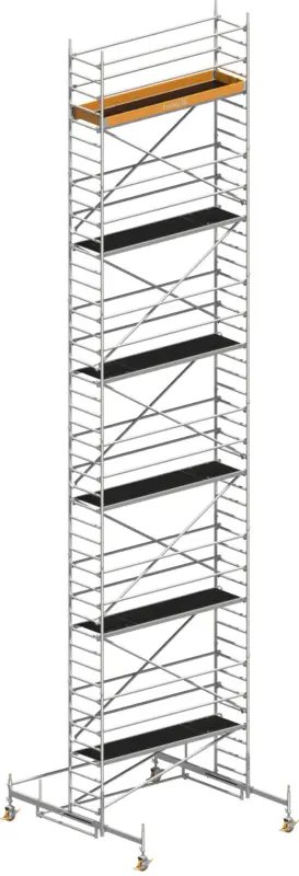 Fahrgerüst Layher Uni Standard P2 1401111 mit Standleiter-Optimierung - Arbeitshöhe 13,38 m Knallerangebot