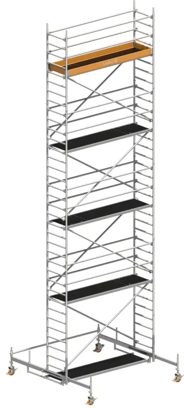 Kracherpreis Fahrgerüst Layher Uni Standard P2 1401108 mit Diagonal-Optimierung - Arbeitshöhe 10,38 m