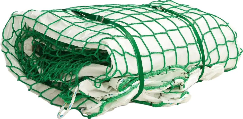 Huck Auffangnetz mit Schutzplane 10,00 x 15,00 m grün Mega-Angebot