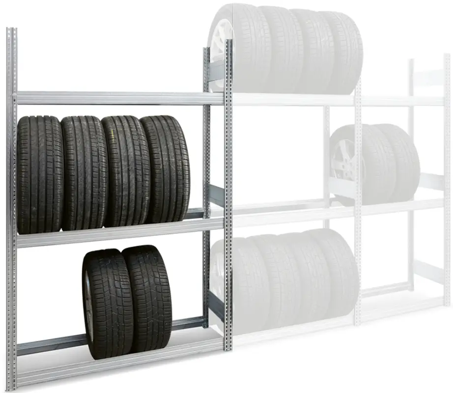 Mega-Angebot Regalwerk Räderregal Grundfeld 2500 x 1285 x 400 mm