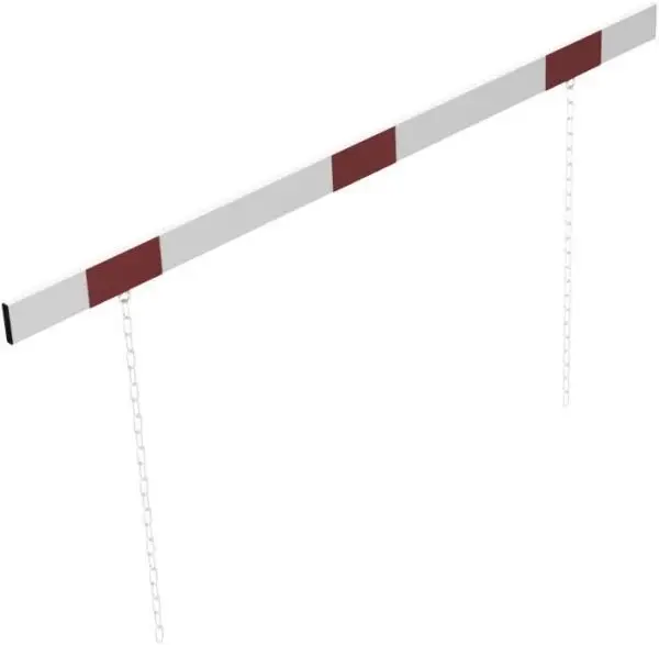 Schake Höhenbegrenzer Barriere 100 x 50 mm weiß rot einseitig reflektierend - 2000 mm Bestpreis