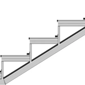 Ausverkauf Layher Allround U-Treppenwange 500 LW - 9 Stufen