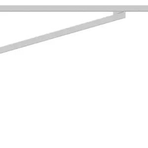 Top-Preis Schake Drehschranke mit 2 Auflagestützen - Schrankenbaum 60 x 40 mm OEP verzinkt - 3500 mm