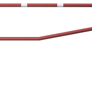 Zertifiziert Schake Drehschranke - Schrankenbaum Ø 60 mm OEP rot weiß - 2500 mm