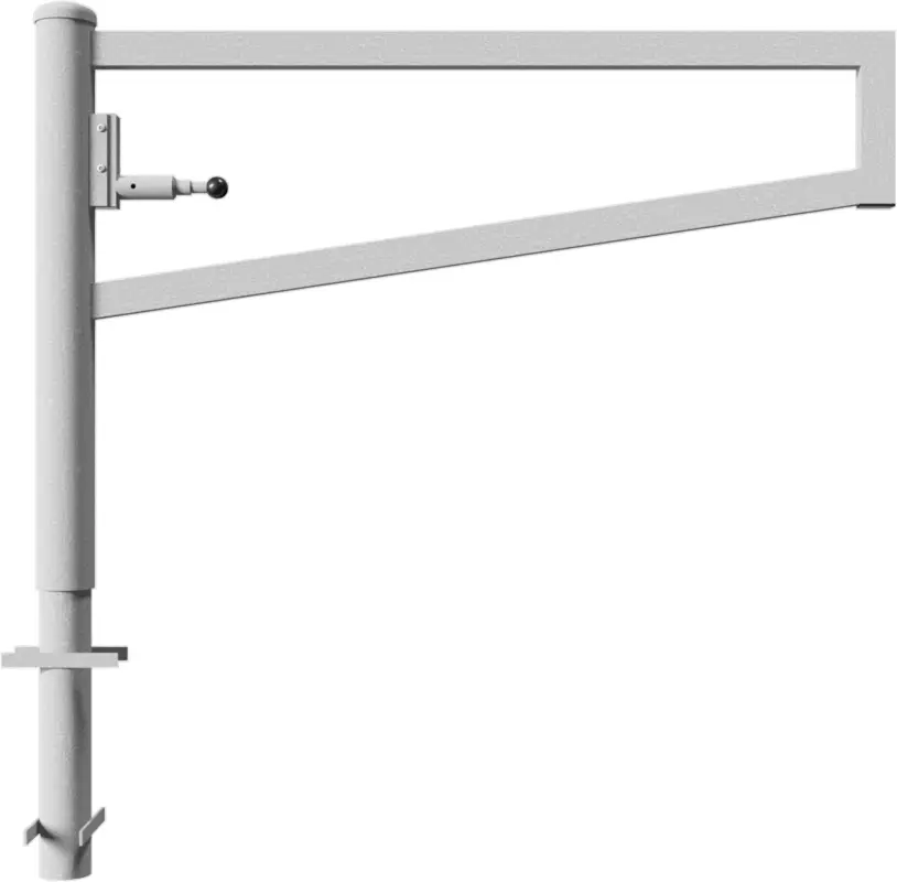Schake Drehschranke - Schrankenbaum 60 x 40 mm OEV verzinkt - 1500 mm Wochenendangebot