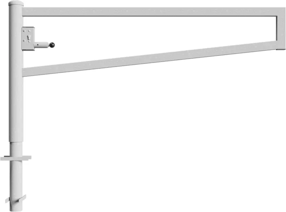 Schake Drehschranke - Schrankenbaum 60 x 40 mm OEP verzinkt - 2000 mm Top-Angebot