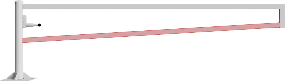 Schake Drehschranke - Schrankenbaum 60 x 40 mm ODV verzinkt - 3500 mm Jetzt Bestellen