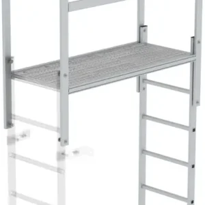 Abverkauf Günzburger Attika-Überstieg Aluminium blank - 1600 mm