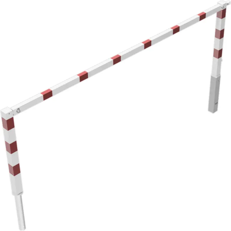 Preisknaller Schake Wegesperre Stahl schraubbar SD 70 x 70 mm weiß rot - 3000 x 1200 mm