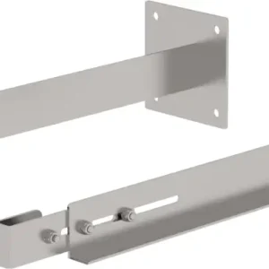 Zertifiziert Günzburger Sonderwandhalter Edelstahl 800 - 900 mm
