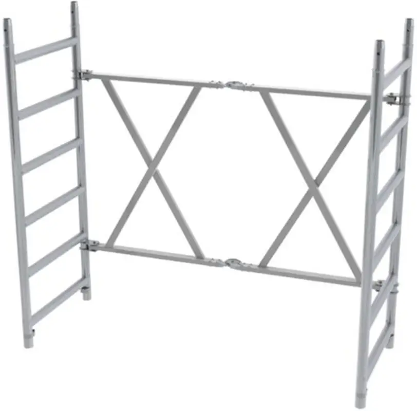 Neu Günzburger Fahrgerüst Alu Klapprahmeneinheit 2,45 x 0,75 m