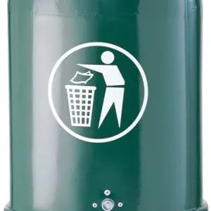 Solange Der Vorrat Reicht Schake Abfallbehälter oval SP - 45 Liter verzinkt
