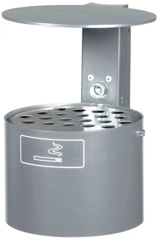 Sale Schake Rundascher mit Dach SP - 4 Liter dunkelgrau