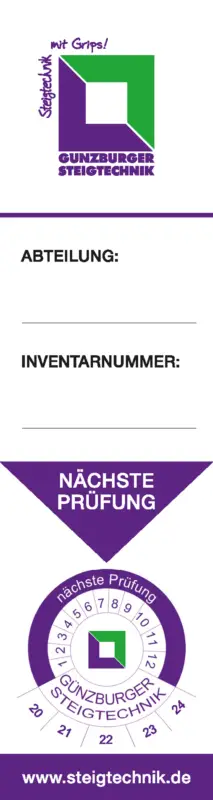 Günzburger Inventaraufkleber Versand Am Gleichen Tag