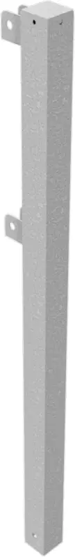 Sale Schake Schutzgeländer Stahl Endpfosten OE 70 x 70 mm verzinkt