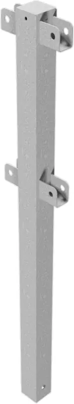 Schake Schutzgeländer Stahl Mittelpfosten OE 70 x 70 mm verzinkt Ausverkauf