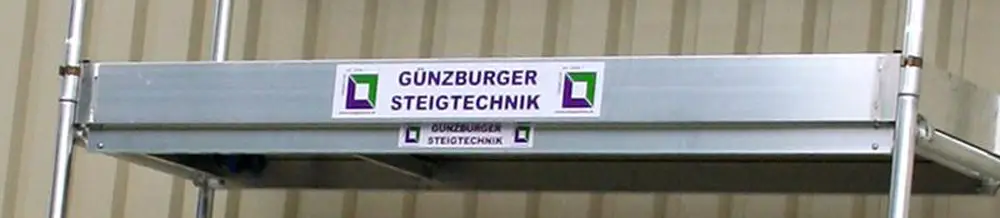 Preisknaller Günzburger Fahrgerüst Alu Bordbrett Stirnseite - 1,90 m