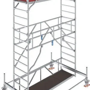 Rollgerüst Krause Stabilo Serie 100 - 0,75x2,50m - AH 5,50m Sichere Zahlung