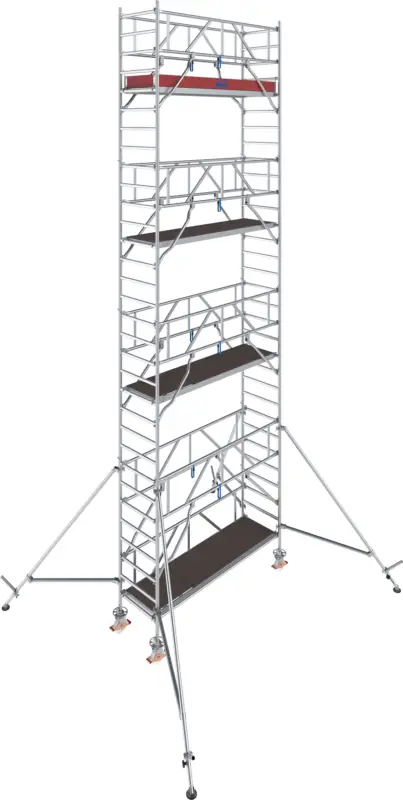 Rollgerüst Krause Stabilo Serie 1000 - 0,75x2,50m - AH 9,30m Begrenztes Angebot