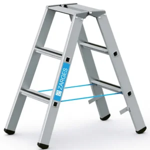 Letzte Chance ZARGES Stufen Stehleiter Saferstep B - 2 x 3 Stufen