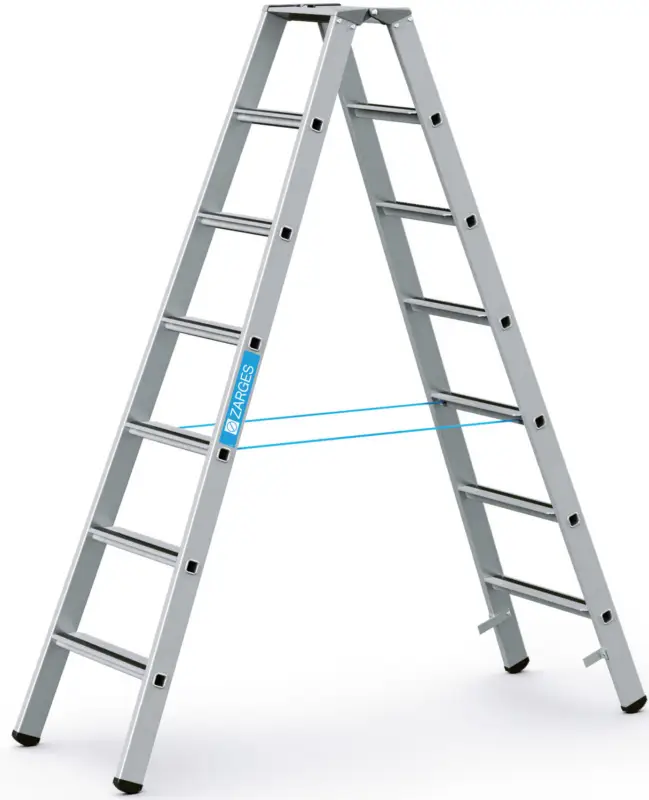 ZARGES Stufen Stehleiter Saferstep B - 2 x 7 Stufen Must-Have