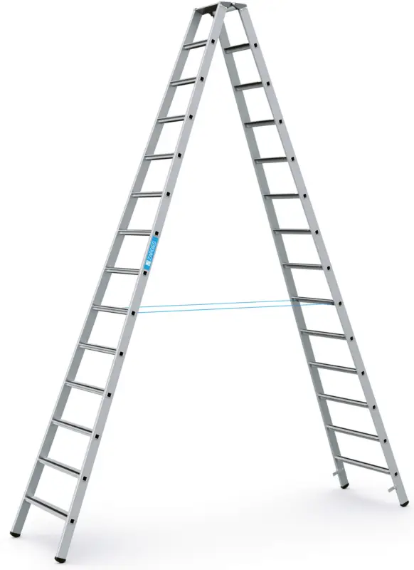 ZARGES Stufen Stehleiter Saferstep B - 2 x 14 Stufen Sonderangebot